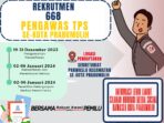 Butuh 668 Pengawas TPS Pemilu 2024 di Kota Nanas, Bawaslu Kota Prabumulih Buka Pendaftaran