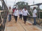 Jembatan Gantung Multifungsi di Desa Pelawe Diresmikan Bupati Musi Rawas