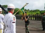 Danyonif 644/Walet Sakti Sambut Prajurit yang Kembali dari Tugas Operasi Pamobvitnas PTFI