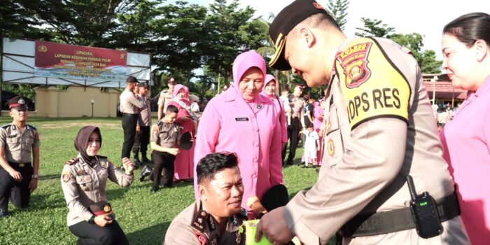 40 Personel Terima Korps Raport, Kenaikan Pangkat Setingkat Lebih Tinggi