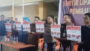 Seremonial Sortir Pelipatan Surat Suara Pemilu 2024 di Aceh Tamiang di Buka