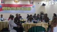 Kodim 1206 Putussibau Gelar Komsos dengan Aparatur Pemerintah Kabupaten Kapuas Hulu, Ini yang Bahas