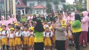 Polisi Sahabat Anak Polres Kapuas Hulu: 80 Siswa TK Antusias Sambut Edukasi Keselamatan