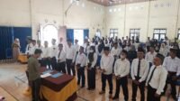 91 KPPS Resmi Dilantik di Desa Darmo Muara Enim 