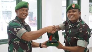 Danrem 182/Jazira Onim Pimpin Korp Lapor Pindah Satuan Perwira