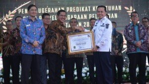 Pemprov Sumsel Raih Predikat Zona Hijau Kategori A Penyelenggaraan Layanan Publik dari Ombudsman RI