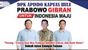 Ketua APINDO Kapuas Hulu Optimis Prabowo-Gibran Menang di Pilpres 2024, Akok: Tenang Mas Prabowo dan Mas Gibran Saya Mendukungmu
