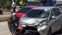 Motor Melawan Arus, Ditabrak Mobil Astra