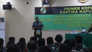 Kodim 1206/Putussibau Menyelenggarakan RAT Primkop Kartika Kapuas Jaya Tutup Buku Periode 2023-2024