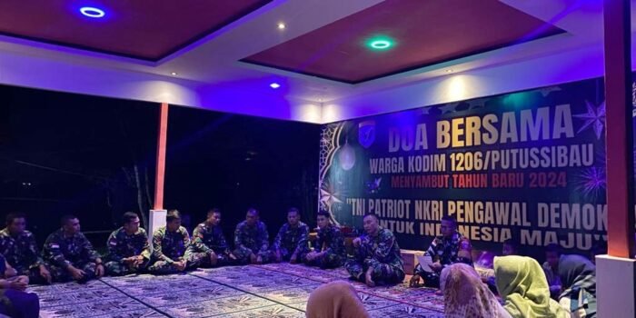 Sambut Tahun 2024 Kodim 1206/Putussibau Gelar Doa Bersama