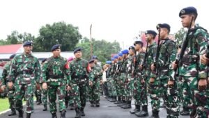 Lantamal VIII Gelar Apel Kesiapan Pengamanan Pemilu Tahun 2024