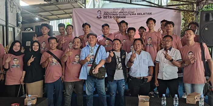 Satuan Relawan Beta Gibran Sumsel Gelar Konsolidasi Dukung Pencalonan Capres-Cawapres Prabowo-Gibran