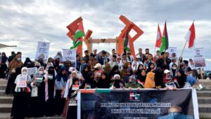 KNRP Sulbar Gelar Aksi Solidaritas 100 Hari Kejahatan Zionis Israel