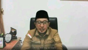Bupati Ikuti Seminar Nasional DPD AGPAII Tanah Datar Secara Virtual