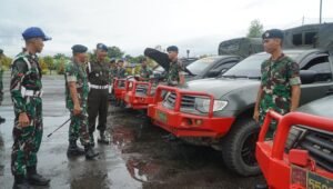 Prajurit Batalyon 644/Wls Menerima Sosialisasi Operasi Gaktib dan Yustisi dari Subdenpom XII/1-6 Putussibau