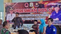 Resmikan Pos Damkar di Kecamatan Seruway, Ini Kata Pj Bupati Aceh Tamiang