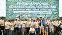 Peringatan Hari Lahan Basah Sedunia Kabupaten OKI Dibarengi Kampanye Tanam Pohon Serentak