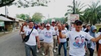 Ribuan Masyarakat Antusias Ikuti Jalan Sehat Prabowo-Gibran di Aceh Tamiang