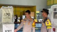 Pastikan Kotak Suara Aman, Kapolres Kapuas Hulu Cek Logistik Pemilu di PPK