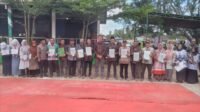 Bupati Fadhil Berikan  Sertifikat PTSL dan Beasiswa Batanghari Tangguh di Muara Tembesi