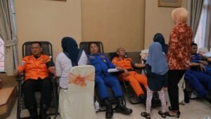 Basarnas Palembang Gelar Aksi Donor Darah
