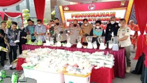 Tangkapan Selama Sepekan, 108,9 Kilogram Sabu dan 134 Ribu Butir Ekstasi Dimusnahkan