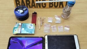 Empat Pemain Narkoba di Kecamatan Putussibau Utara Ditangkap Polisi