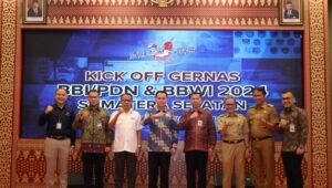 Bersama TPAKD Se-Sumsel, OJK Laksanakan Kick Off Gernas BBI/PDN dan BBWI Tahun 2024