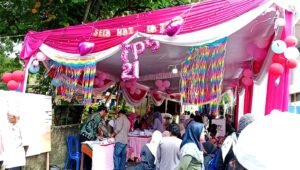 TPS 21 di Palembang Bernuansa Valentine