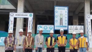 Sekwan, Muhammad Hamzih Tinjau Progres Pembangunan Gedung Kantor DPRD Sulbar