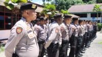 305 Personel Polres Fakfak Dikerahkan  untuk Pleno Penghitungan Suara Tingkat Kabupaten