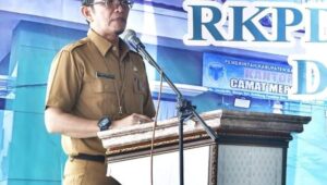 Asisten I Setda Batanghari Membuka Acara Musrenbang Kabupaten Batanghari TA 2025 di Kecamatan Mersam