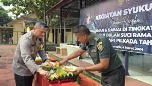 Polres dan TNI Gelar Syukuran