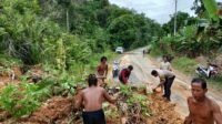 Jalan Nasional Penghubung Kapuas Hulu dan Sintang Longsor, tapi Akses Jalan Normal