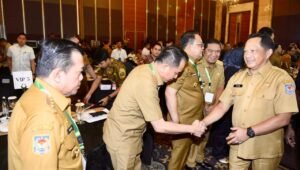 Pj Gubernur Agus Fatoni Hadiri Rakor HKBN 2024 bersama Mendagri dan Kepala Badan Pangan Nasional