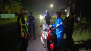 Polres Prabumulih dan Polsek Lembak Muara Enim Razia Gabungan Bersama TNI