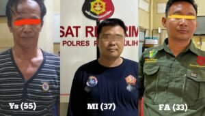 Peras Pengusaha Minyak Sayur, Tiga Pelaku ini Dibekuk Satreskrim Polres Prabumulih