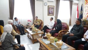 Kakanwil Kemenkumham Sumsel Terima Audiensi Kepala Bank BTN Palembang