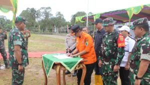 Kasdam II/SWJ Puji Pelaksanaan TMMD di Kabupaten Muba
