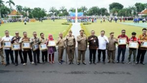 Wamen Ketenagakerjaan RI Pimpin Apel Bulanan K3 Nasional di Provinsi Sumsel