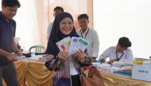 Sambangi Sejumlah TPS, Pj Bupati OKI Memastikan Kelancaran Pemilu