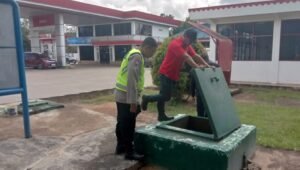Pastikan BBM Aman Jelang Mudik Lebaran, Polsek Jajaran Polres Prabumulih Obok obok SPBU Cambai dan Karangan