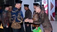 Pj Wali Kota Palembang Ratu Dewa Sambut Presiden Jokowi di Acara Muktamar Ikatan Mahasiswa Muhammadiyah
