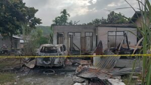 Rumah Wartawan Di Labuhanbatu Diduga Dibakar OTK