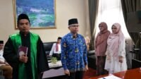 Sekda Lantik Kepala Bidang Aplikasi Informatika Dinas Kominfo Tanah Datar