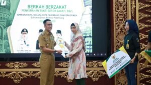 Ratu Dewa Pantau Langsung Pembayaran Zakat