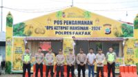 WakaPolres Fakfak Indro Rizkiadi Tinjau Pos Pam dan Pos Yan Operasi Ketupat Mansinam 2024