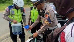 Hadapi Arus Balik Lebaran 2024, Satlantas Polres Tulungagung Luncurkan SPBU Delivery di Kawasan JLS