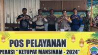 Kapolres Fakfak Berikan Pesan Saat Pengecekan Pos Operasi Ketupat Mansinam 2024