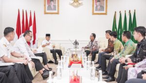 Pj Bupati H Apriyadi Mahmud Sambut Audiensi Jajaran BPR Sumsel Cabang Sekayu